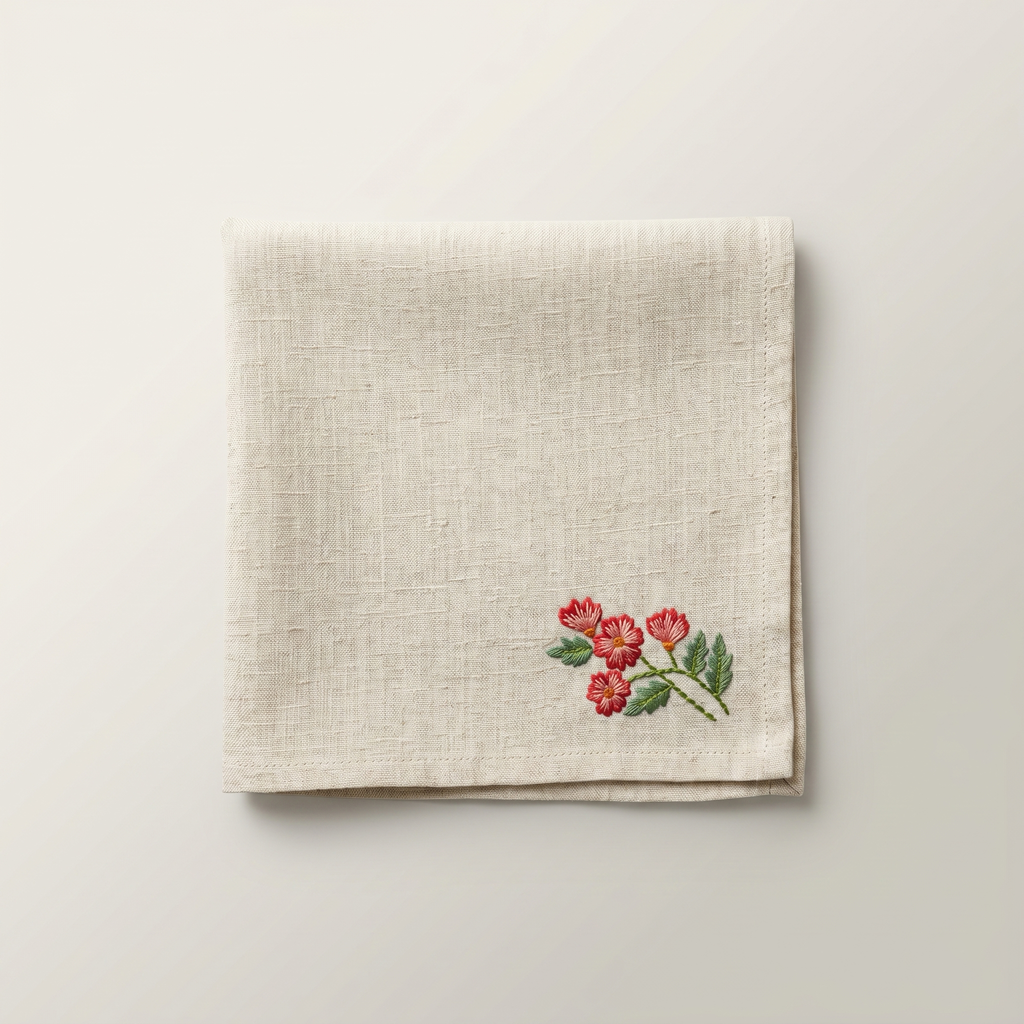 Meadow Spring Embroidered Napkin Set