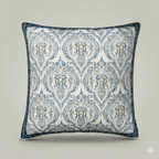 Royal Blue Medallion Cushion