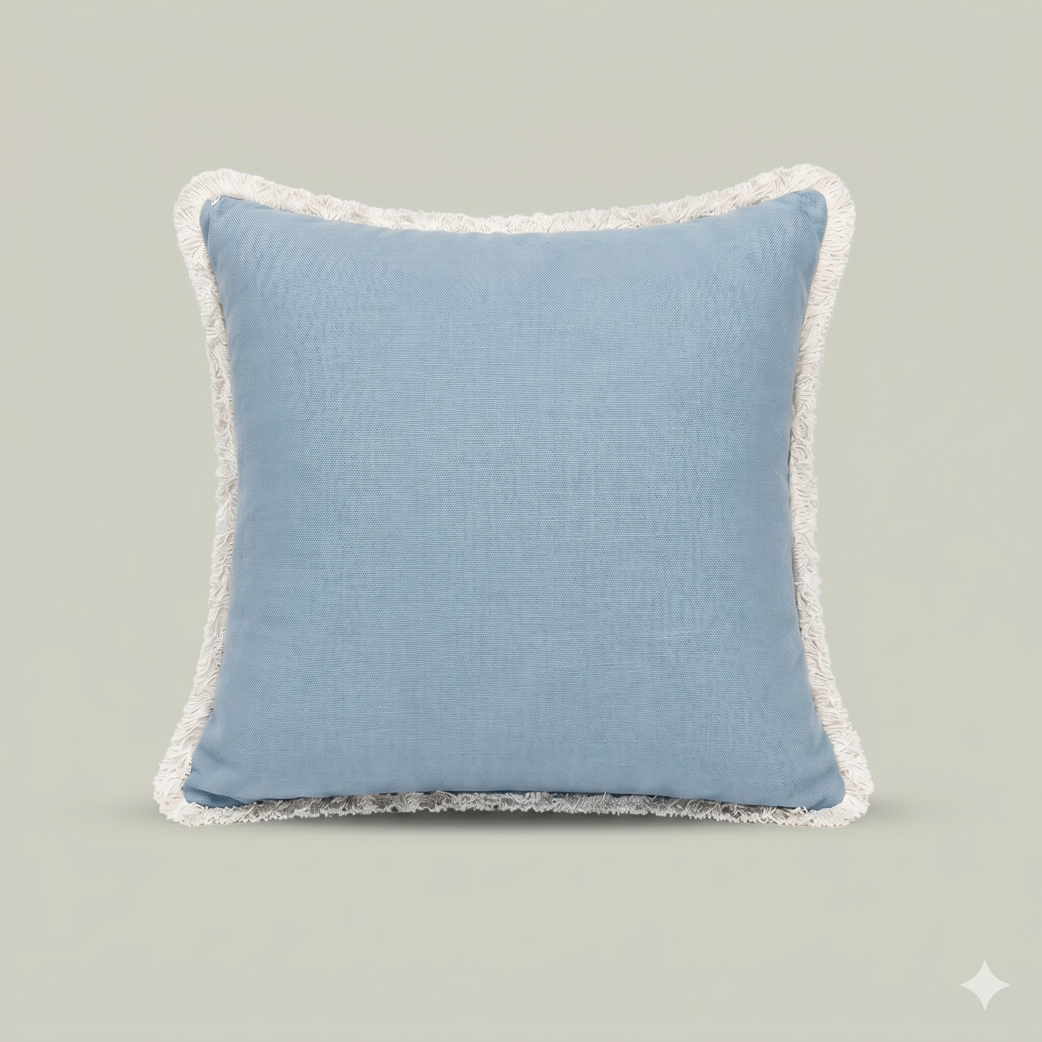 Azure Blossom Vine Cushion