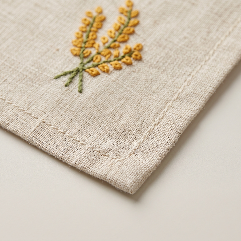 Meadow Spring Embroidered Placemat set