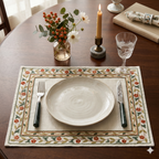 Floral Vine Placemat & Napkin Set