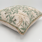 Sage Blossom Vine Cushion