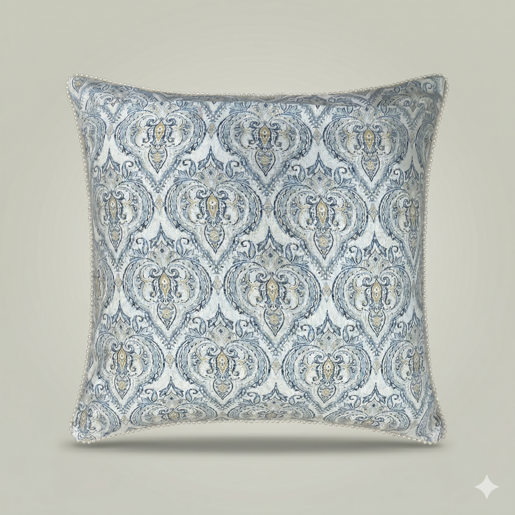 Royal Blue Medallion Cushion