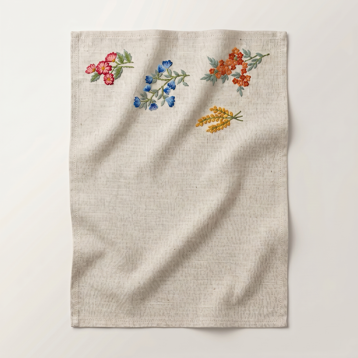 Meadow Spring Embroidered Placemat set