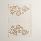 Sand Dune Vine Embroidered Placemat & Napkin Set