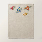 Meadow Spring Embroidered Placemat & Napkin Set