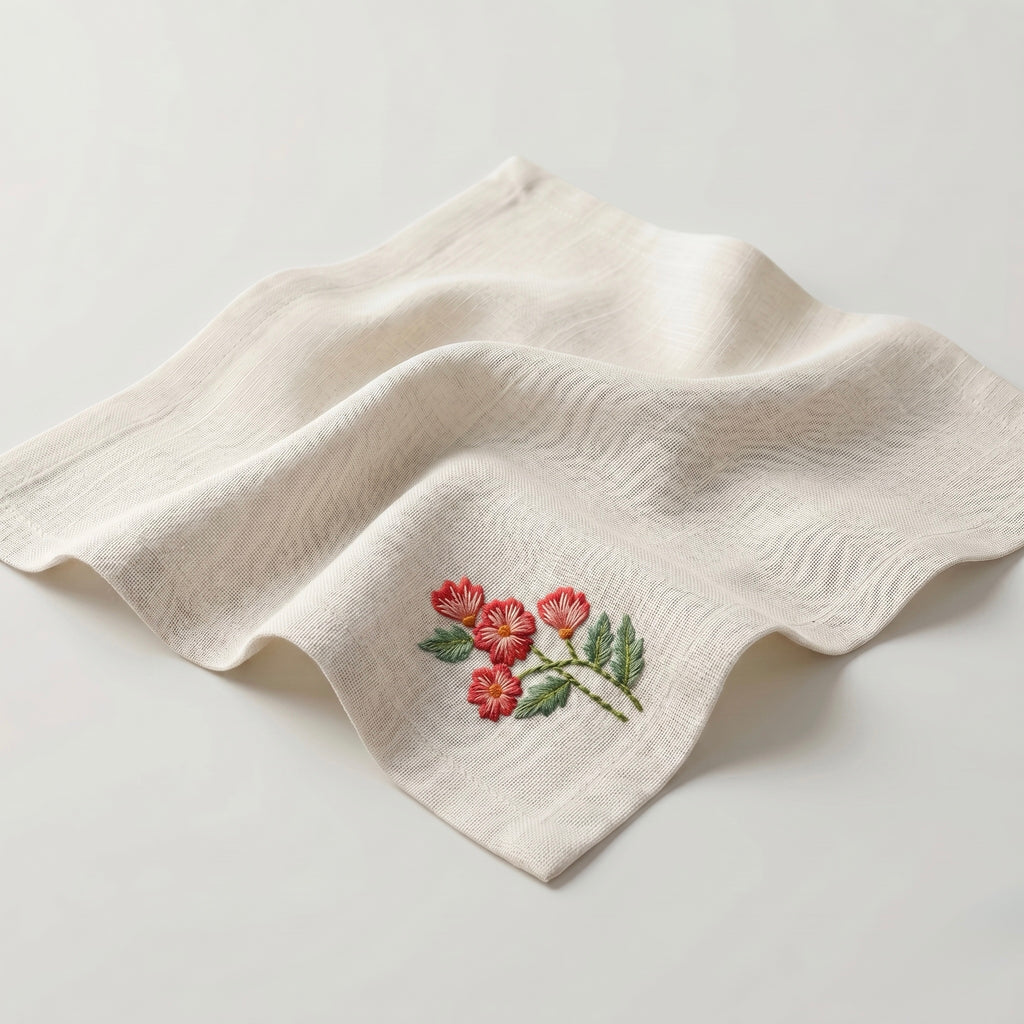 Meadow Spring Embroidered Placemat & Napkin Set