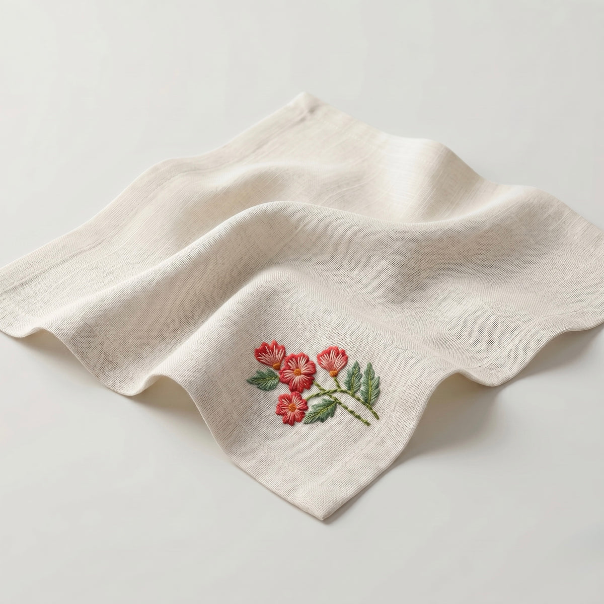 Meadow Spring Embroidered Placemat & Napkin Set