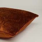 Amber Velvet Embossed Cushion