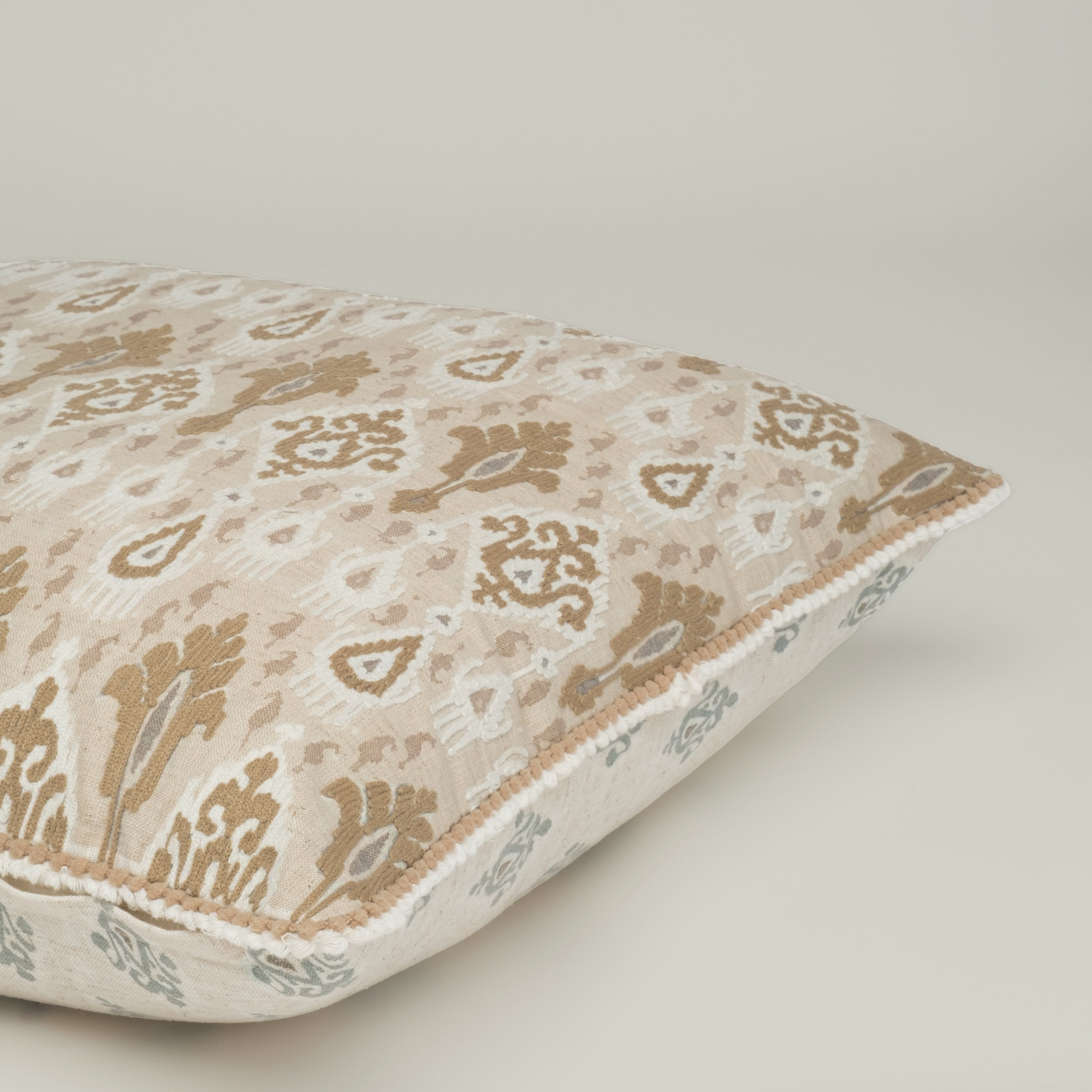 Sandstone Ikat Medallion Cushion