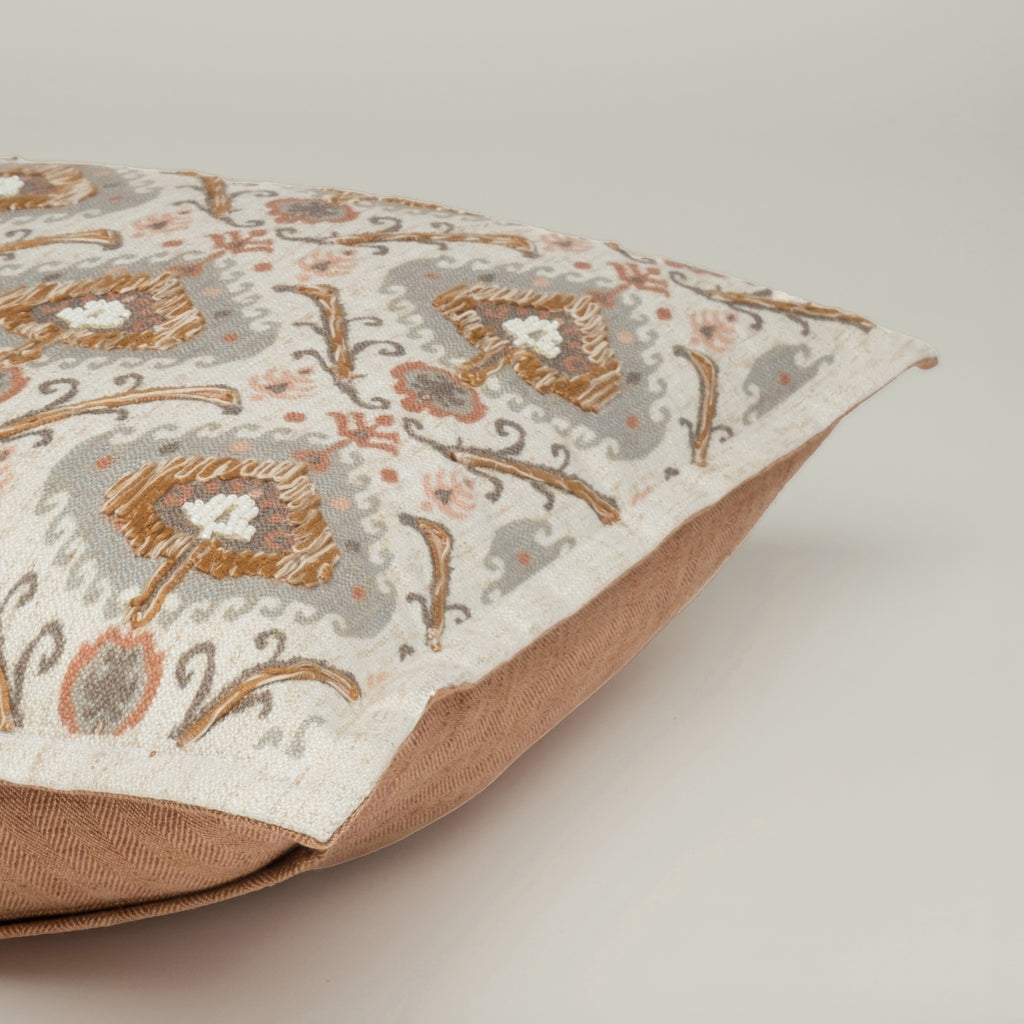 Sandstone Ikat Medallion Cushion
