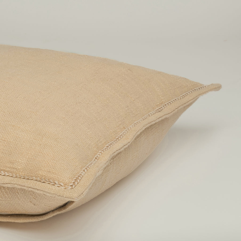 Oatmeal Braided Linen Cushion