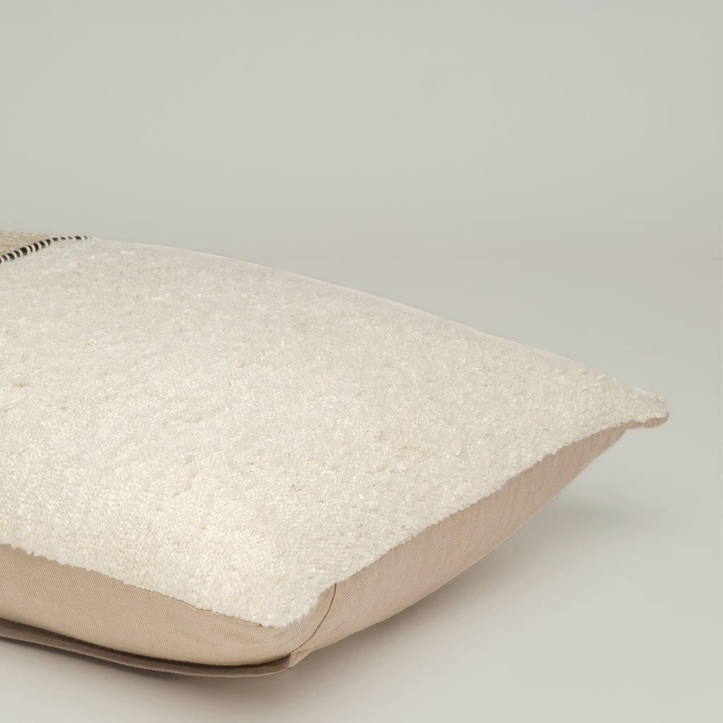 Sandstone & Cream Mixed Media Lumbar