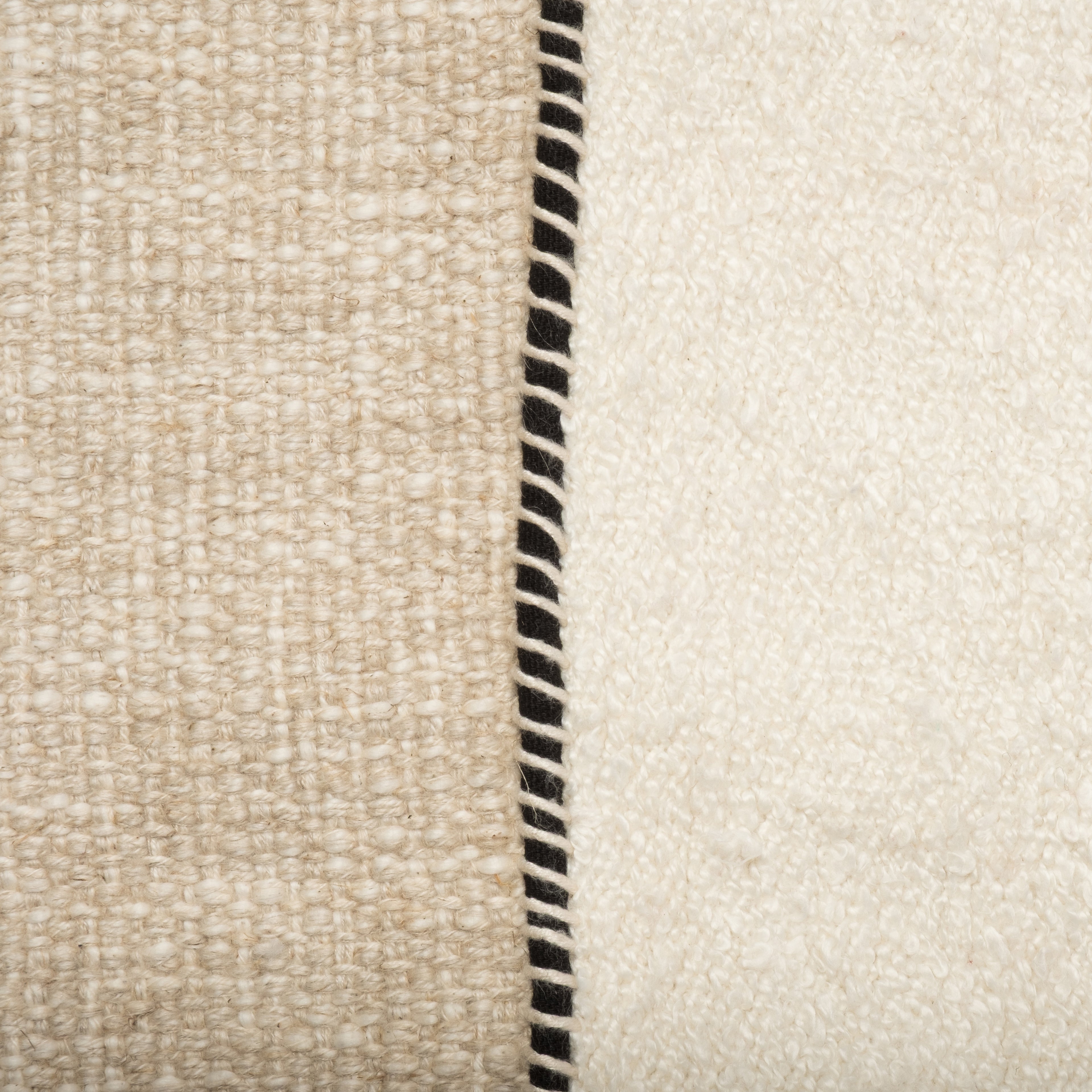 Sandstone & Cream Mixed Media Lumbar