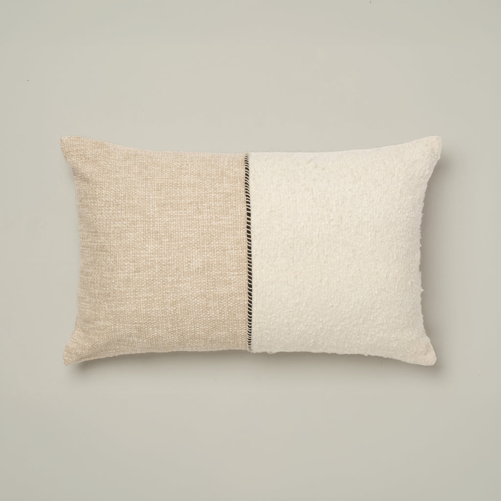 Sandstone & Cream Mixed Media Lumbar