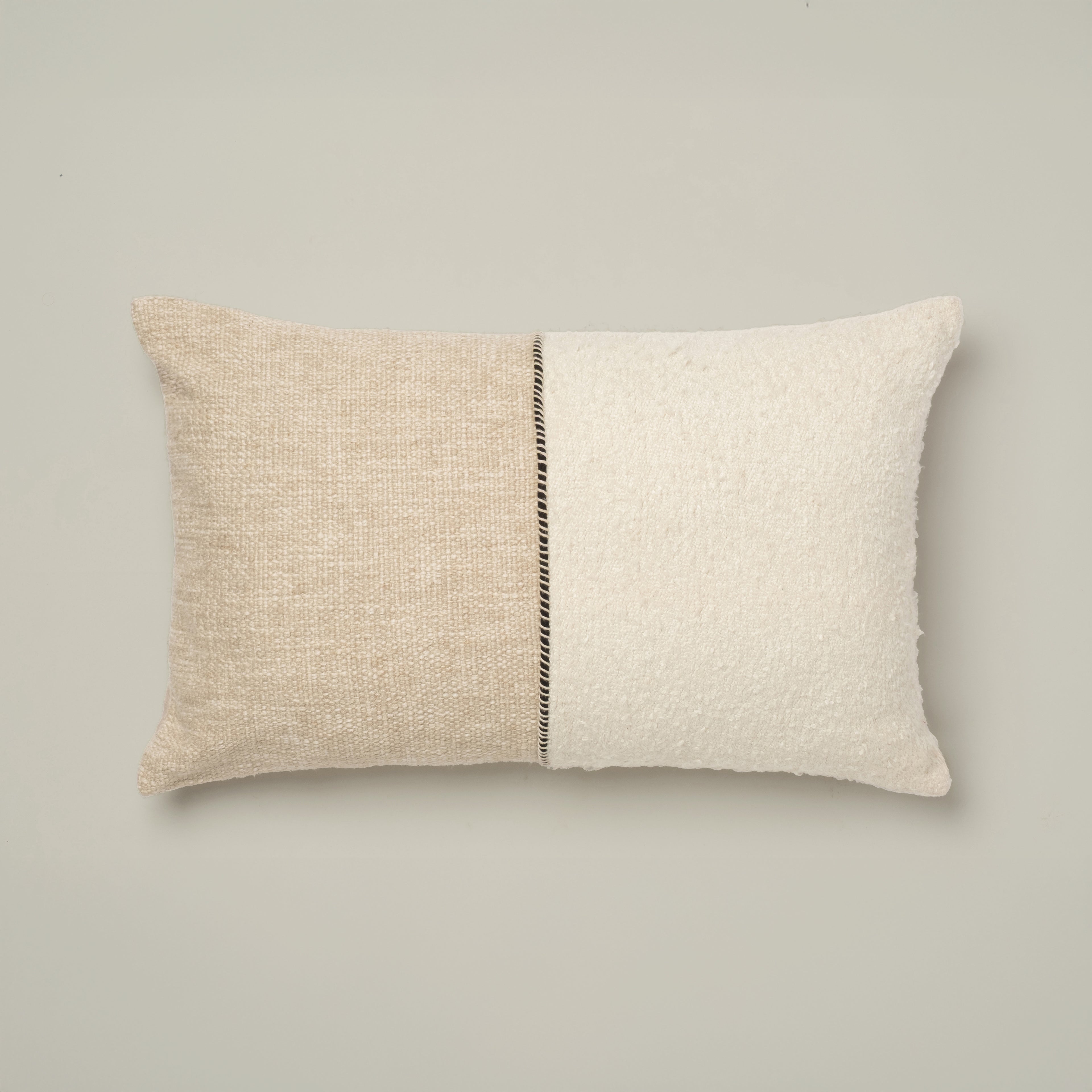 Sandstone & Cream Mixed Media Lumbar