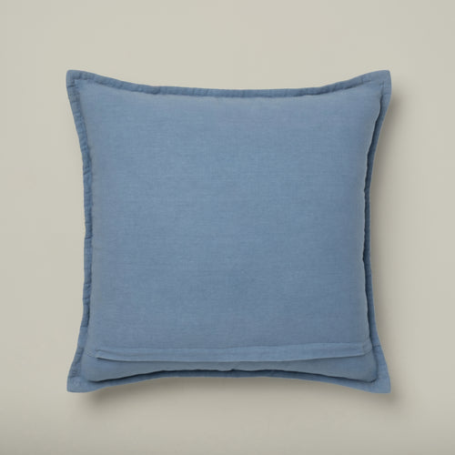 Azure Heritage Embroidered Cushion