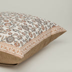 Saffron Vine Printed Cushion
