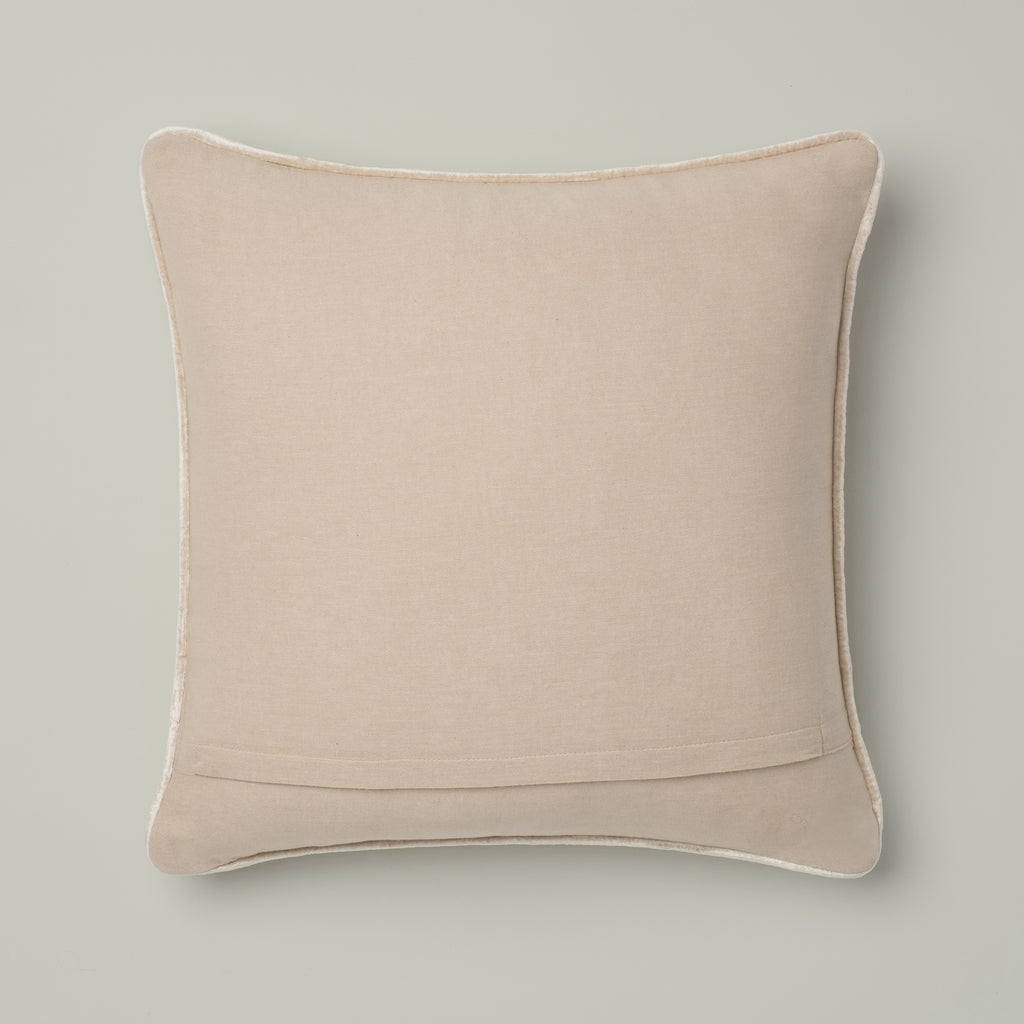Champagne Velvet Embossed Cushion