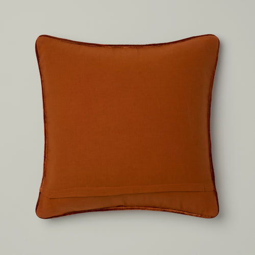 Amber Velvet Embossed Cushion