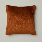 Amber Velvet Embossed Cushion