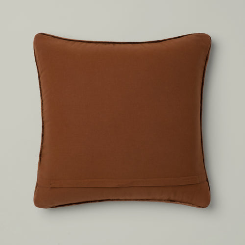 Espresso Velvet Embossed Cushion