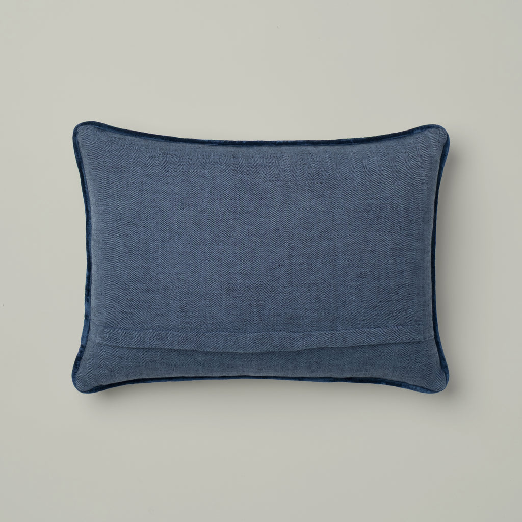 Ikat Jewel Embroidered Cushion