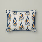 Ikat Jewel Embroidered Cushion