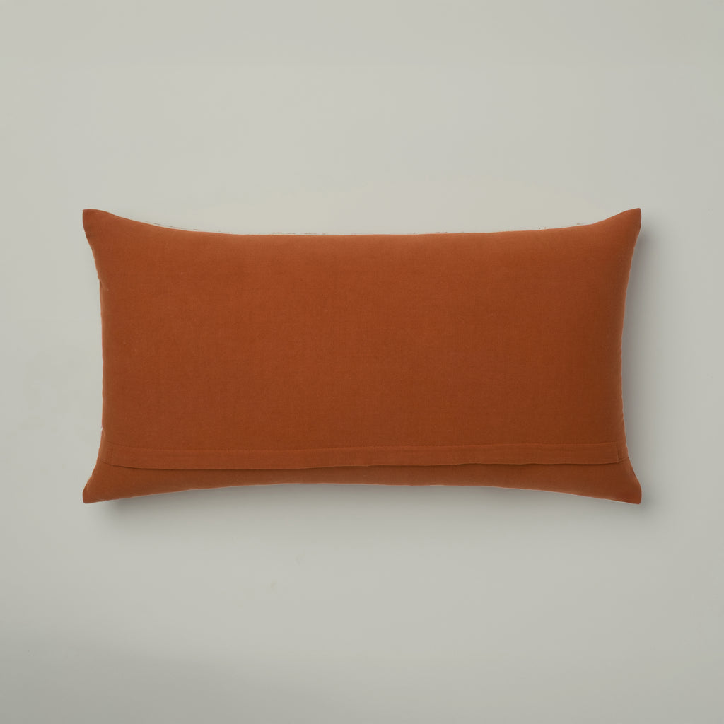 Terracotta Geometric Lumbar