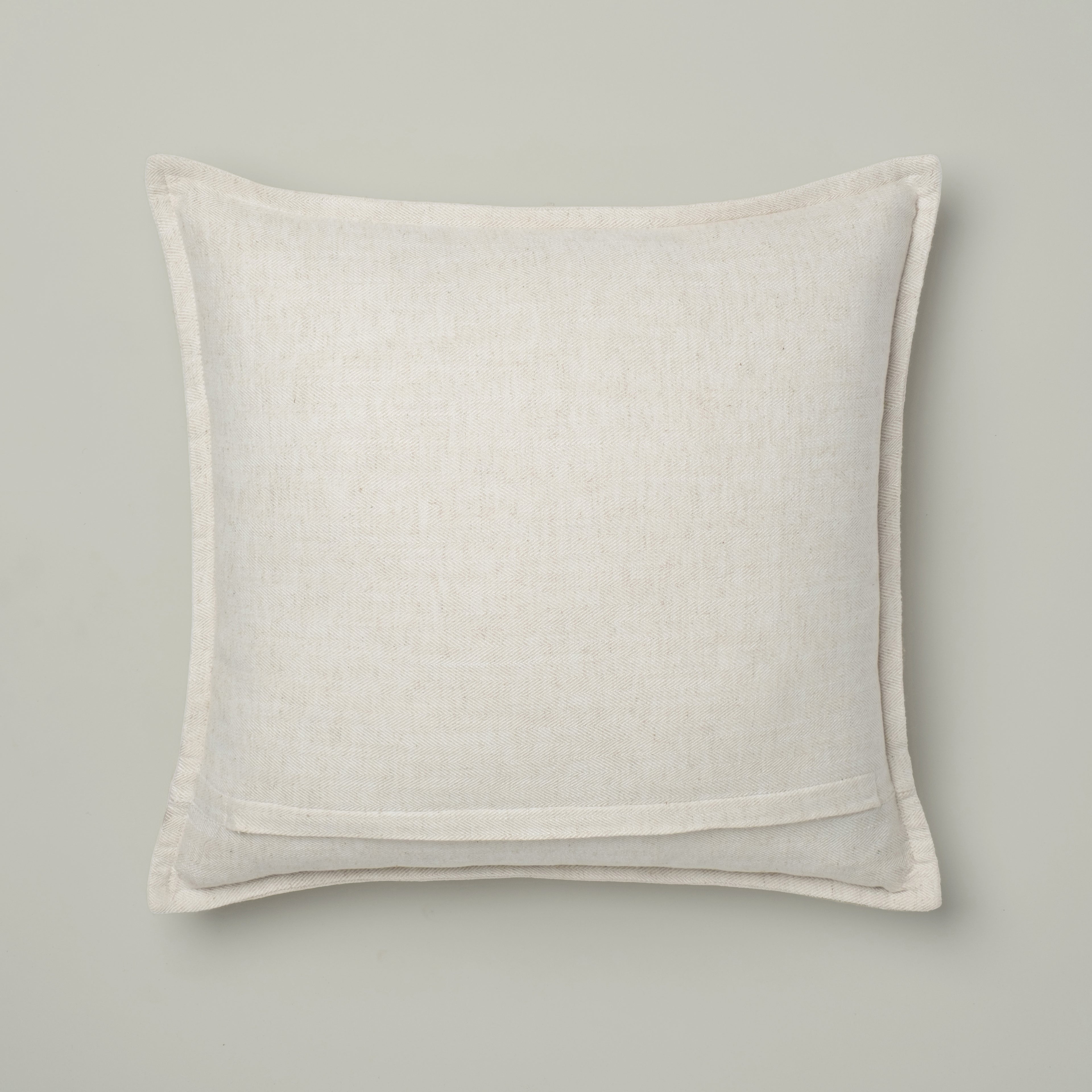 Taupe Ikat Medallion Cushion