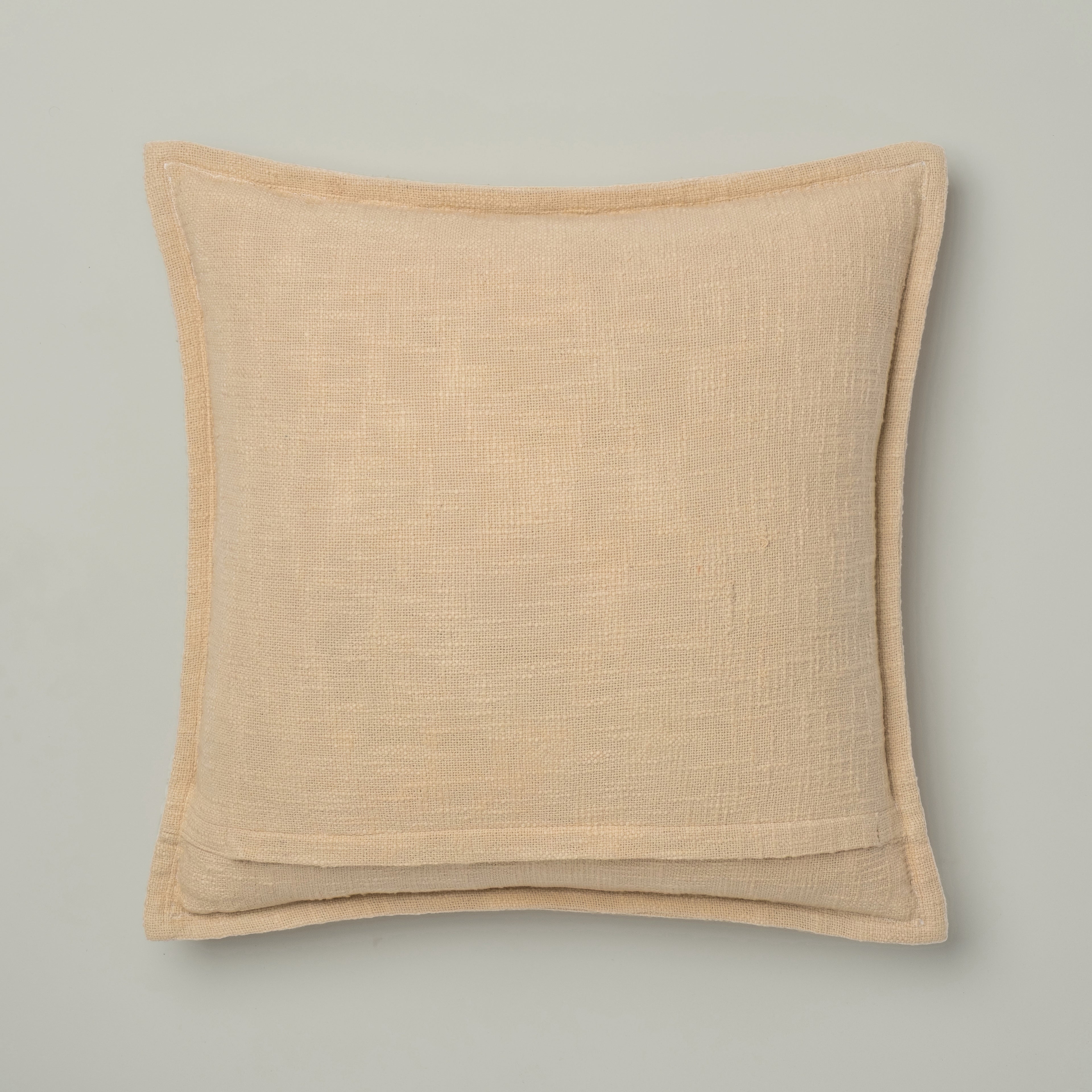 Oatmeal Braided Linen Cushion