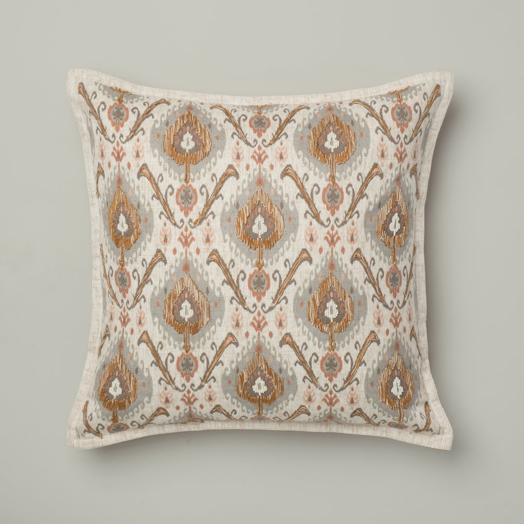 Sandstone Ikat Medallion Cushion
