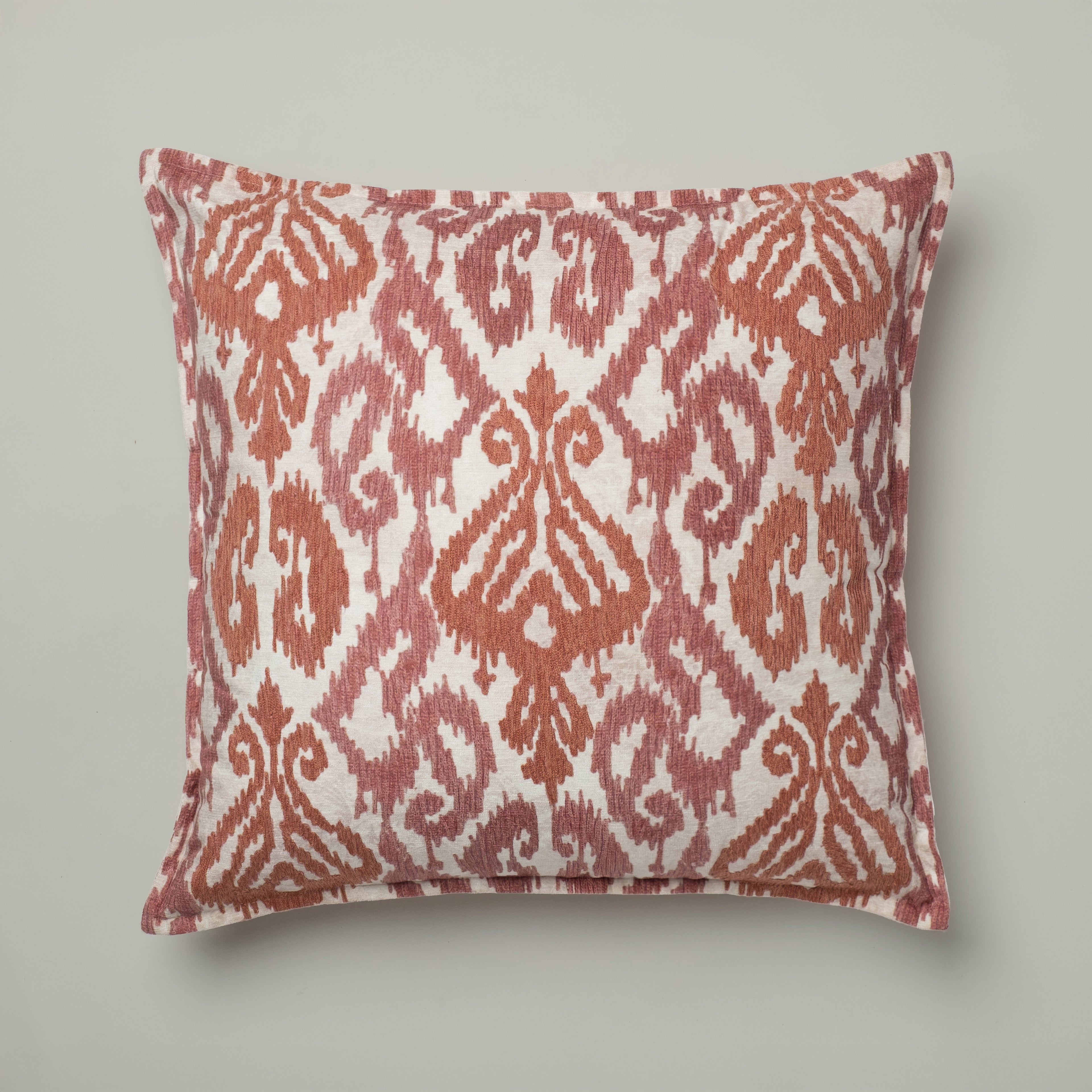 Terracotta Medallion Statement Cushion