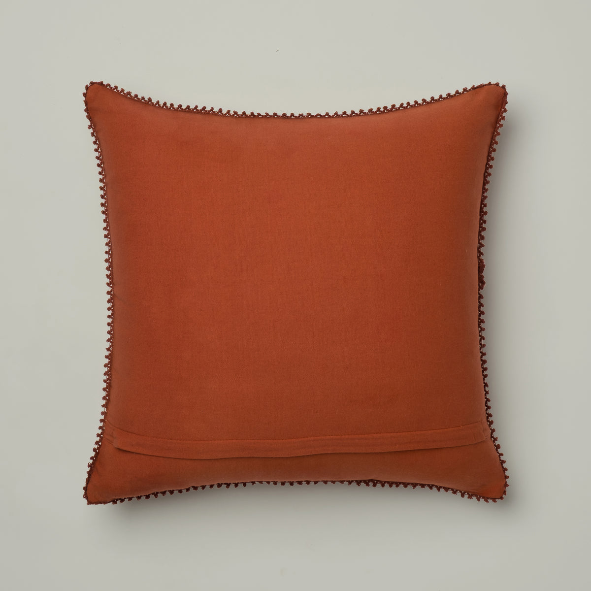 Terracotta Ikat Statement Cushion