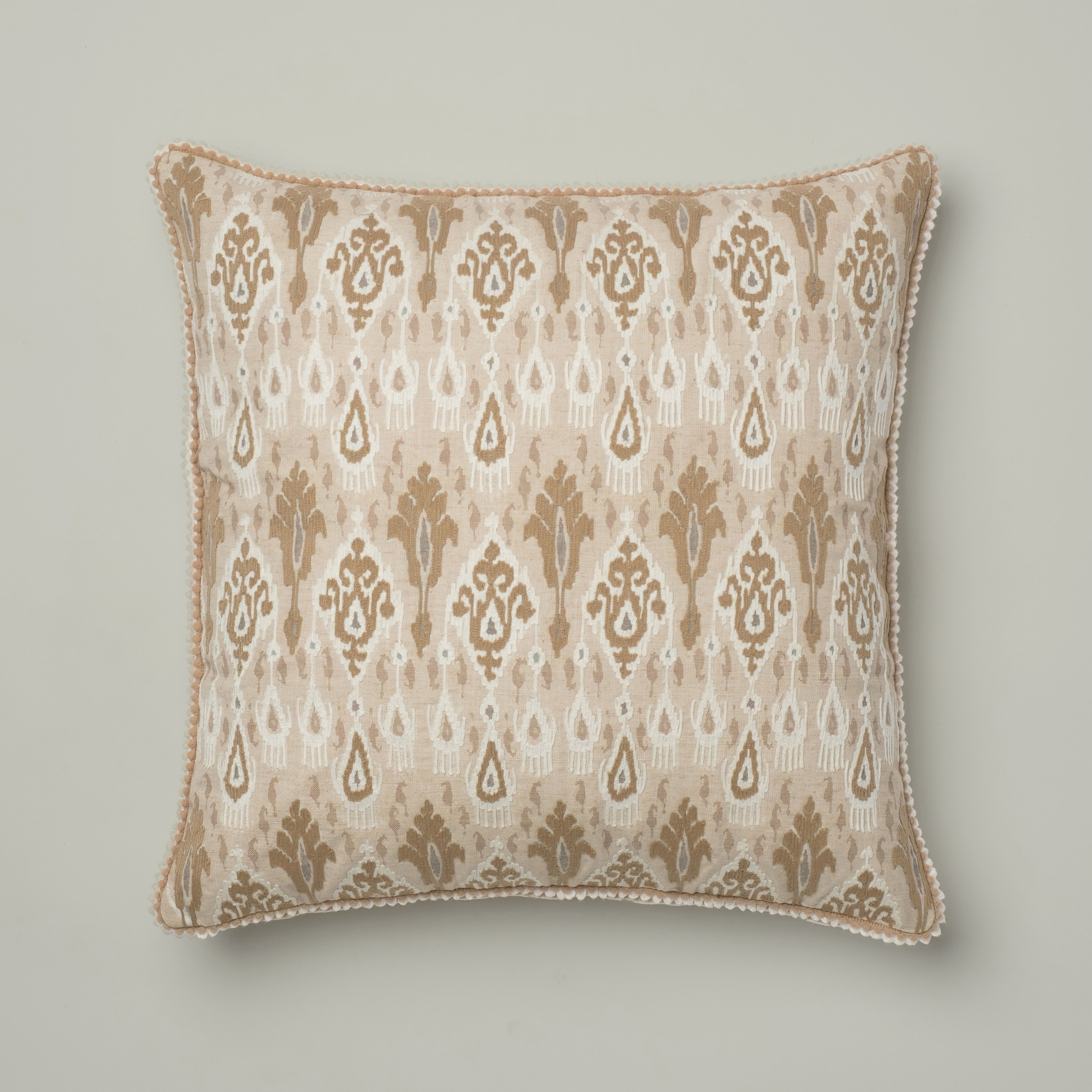 Sandstone Ikat Medallion Cushion