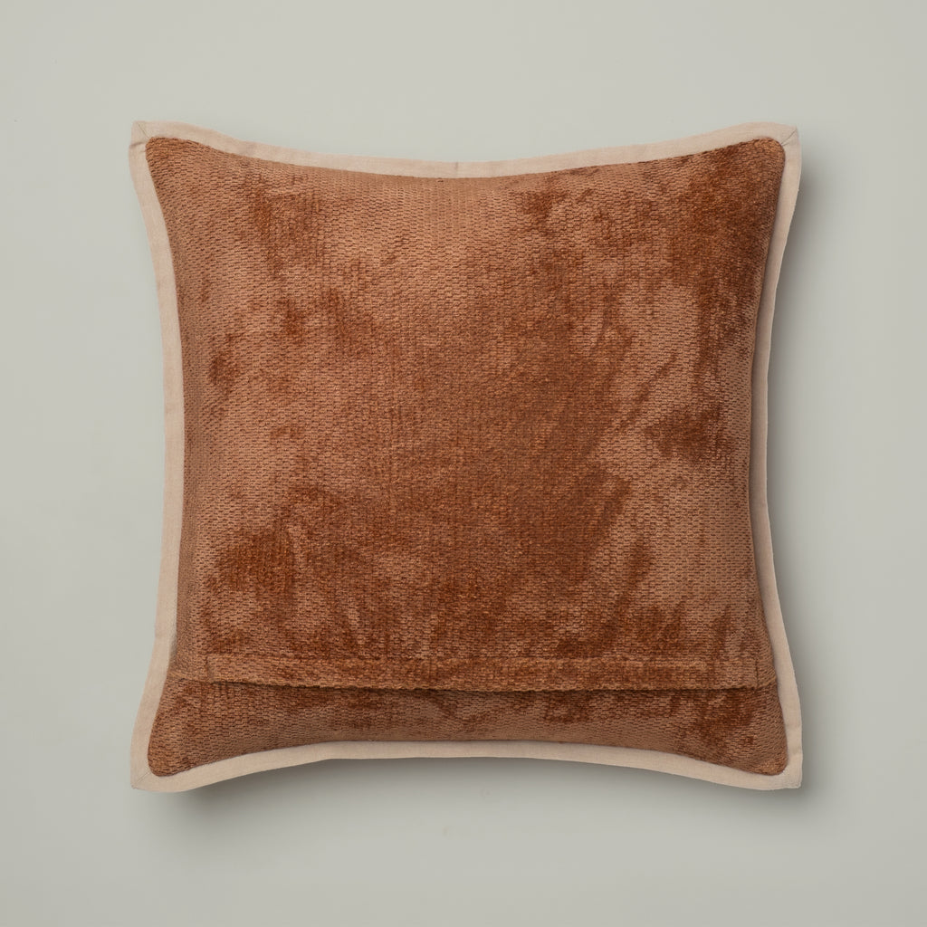 Cinnamon Textured Chenille Cushion