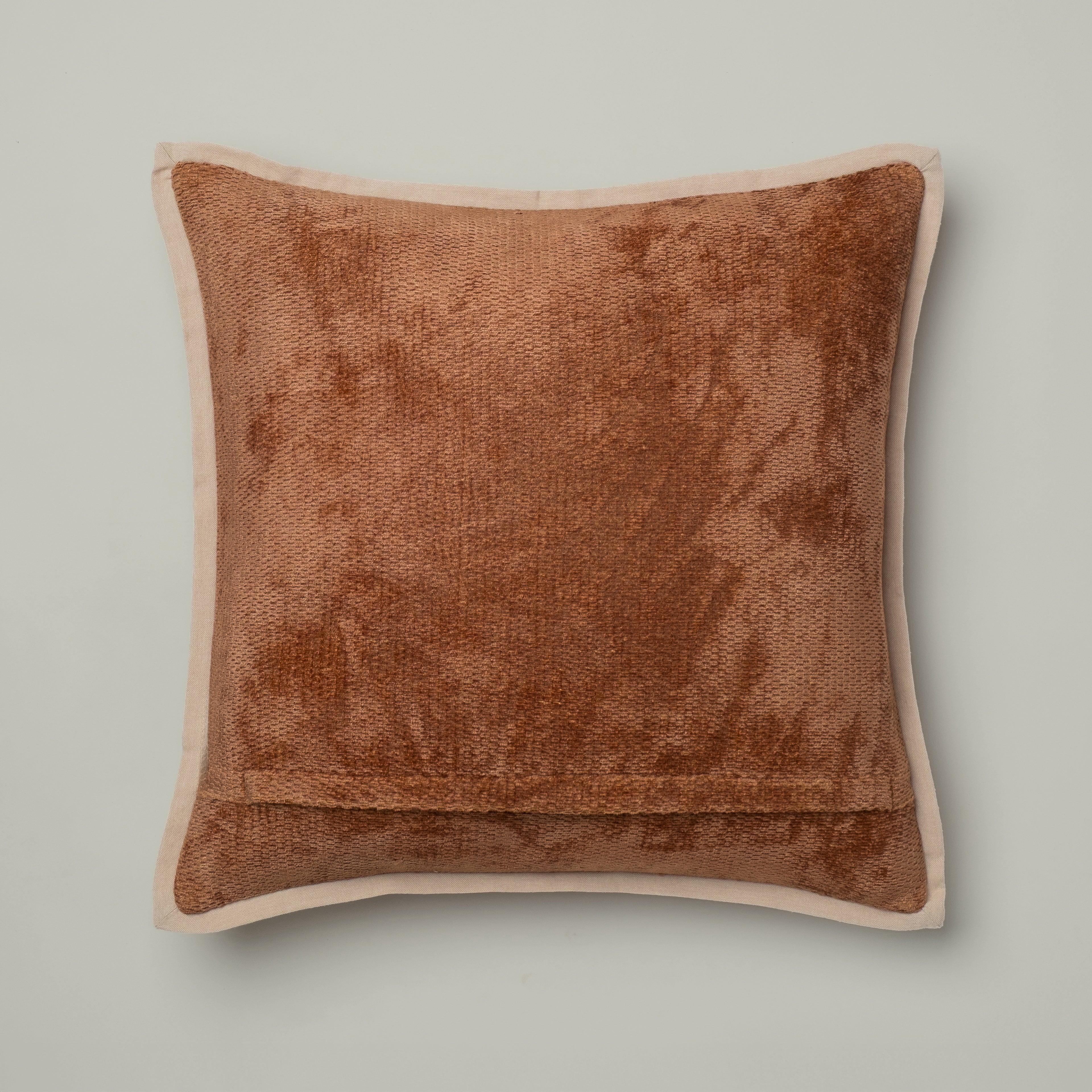 Cinnamon Textured Chenille Cushion