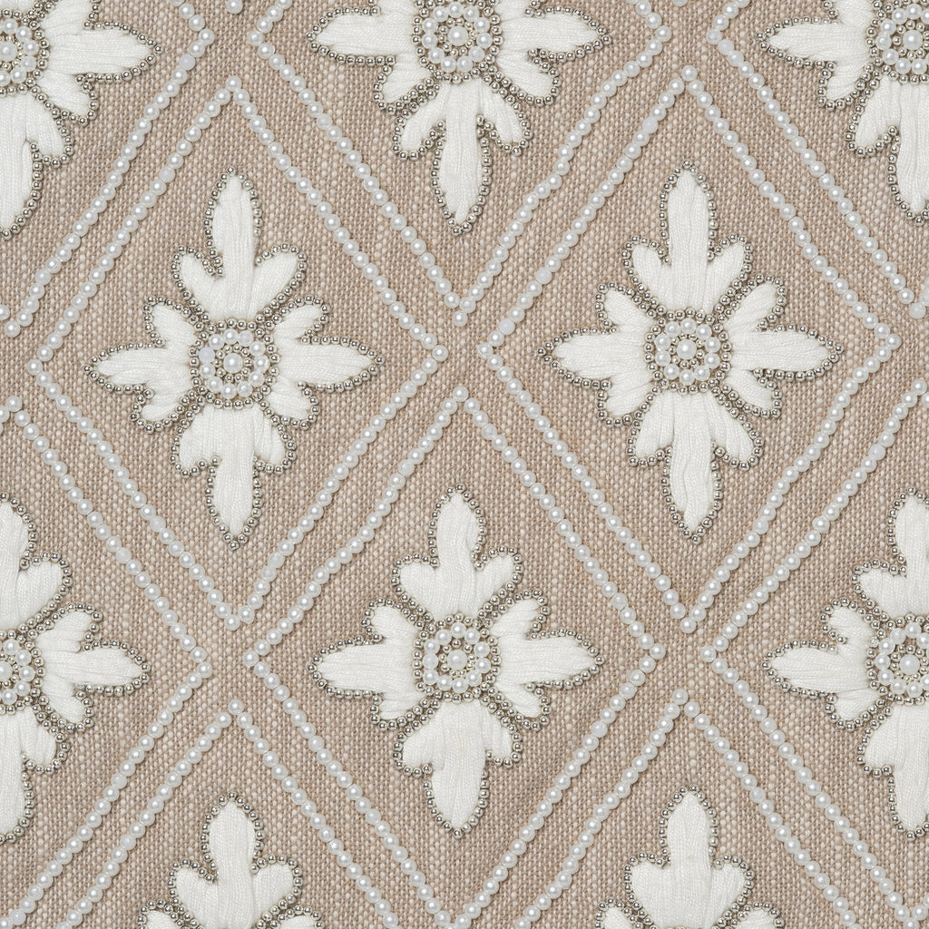 Sandstone Beaded Diamond Cushion