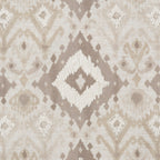 Taupe Ikat Medallion Cushion