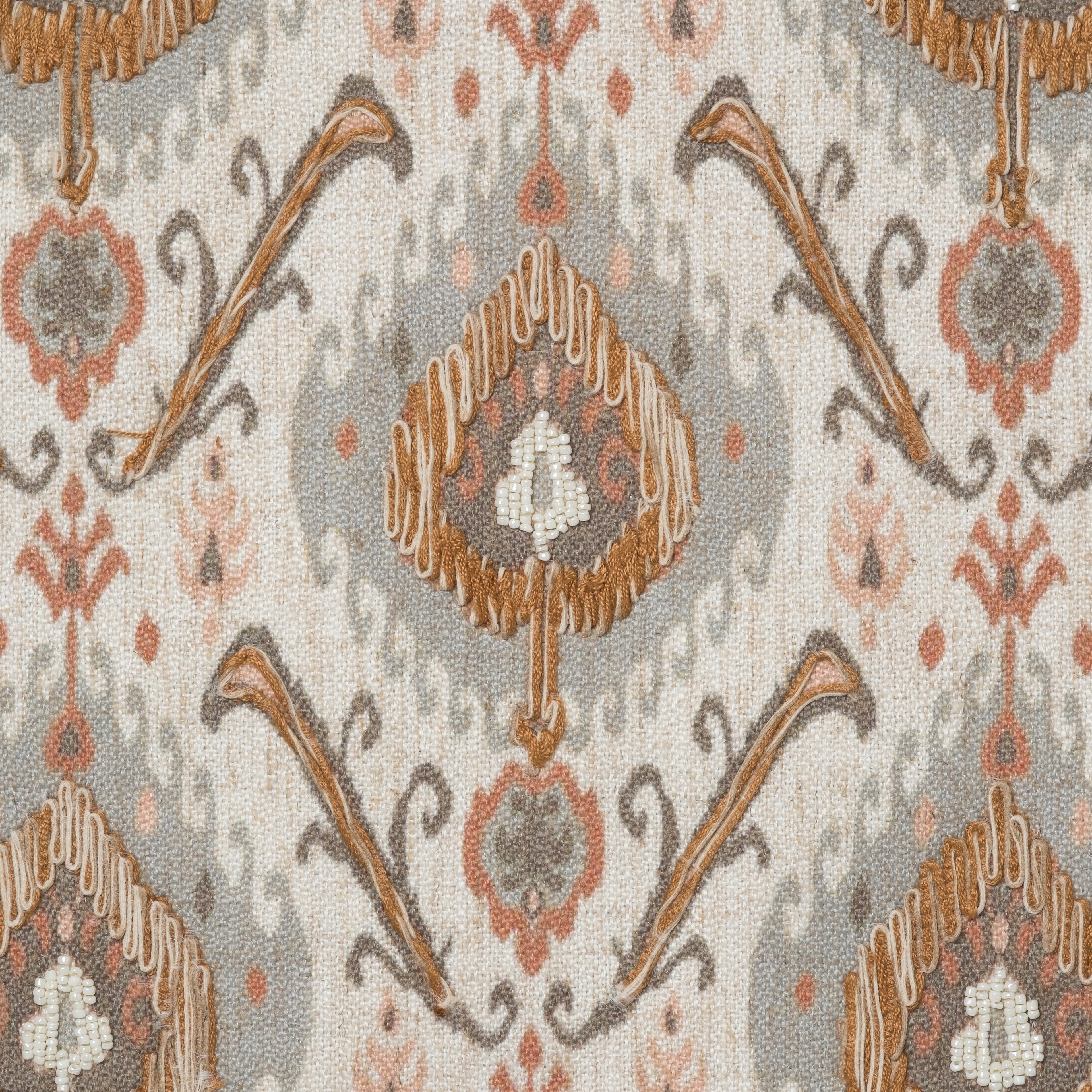 Sandstone Ikat Medallion Cushion