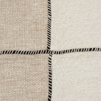 Sandstone & Cream Mixed Media Cushion