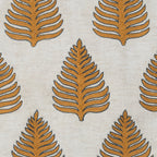 Ivory Fern Embroidered Cushion
