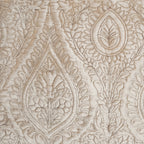 Champagne Velvet Embossed Cushion