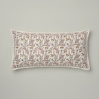 Mauve Botanical Lumbar Cushion