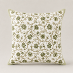 Floral Vine Ivory Cushion